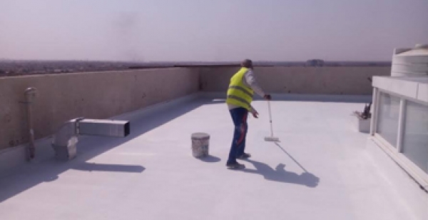 Isolate a roof of a hospital in Karbala